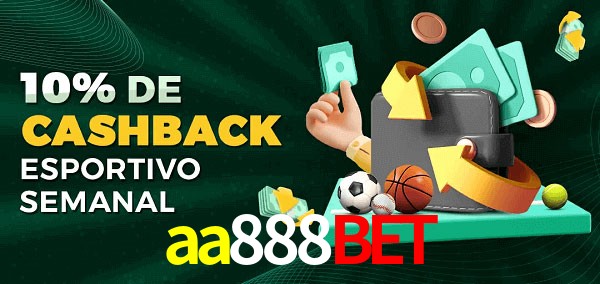 10% de bônus de cashback na aa888bet